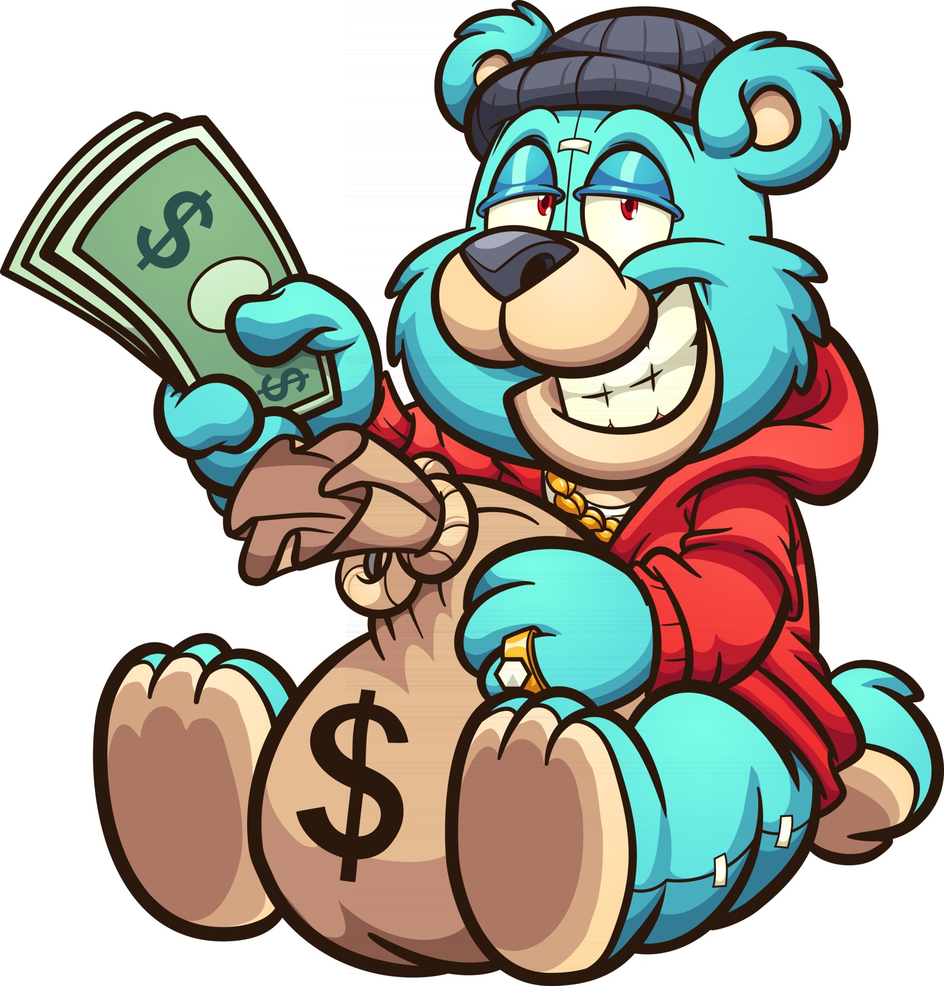 Cartoon money bear 2852154 Vector Art at Vecteezy Cartoon money bear 2852154 Vector Art at Vecteezy