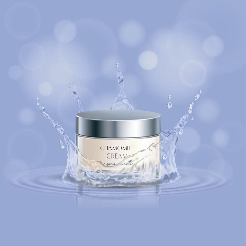 Cosmetic Jar Mockup Vector Art, Icons, and Graphics for Free Download