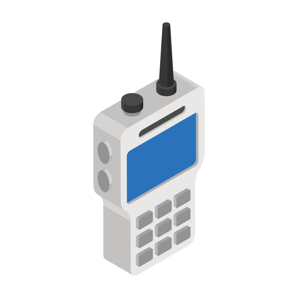 conceptos de walkie talkie vector