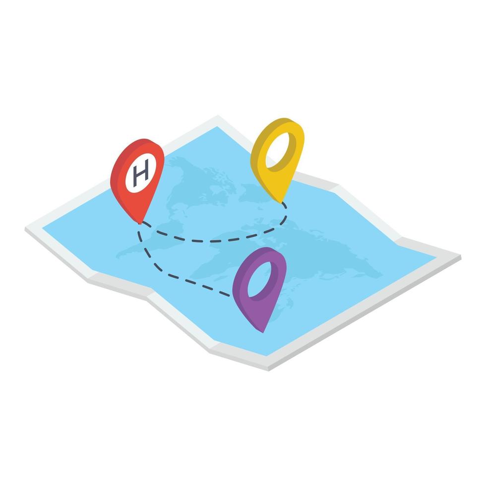 Map Navigation Concepts vector