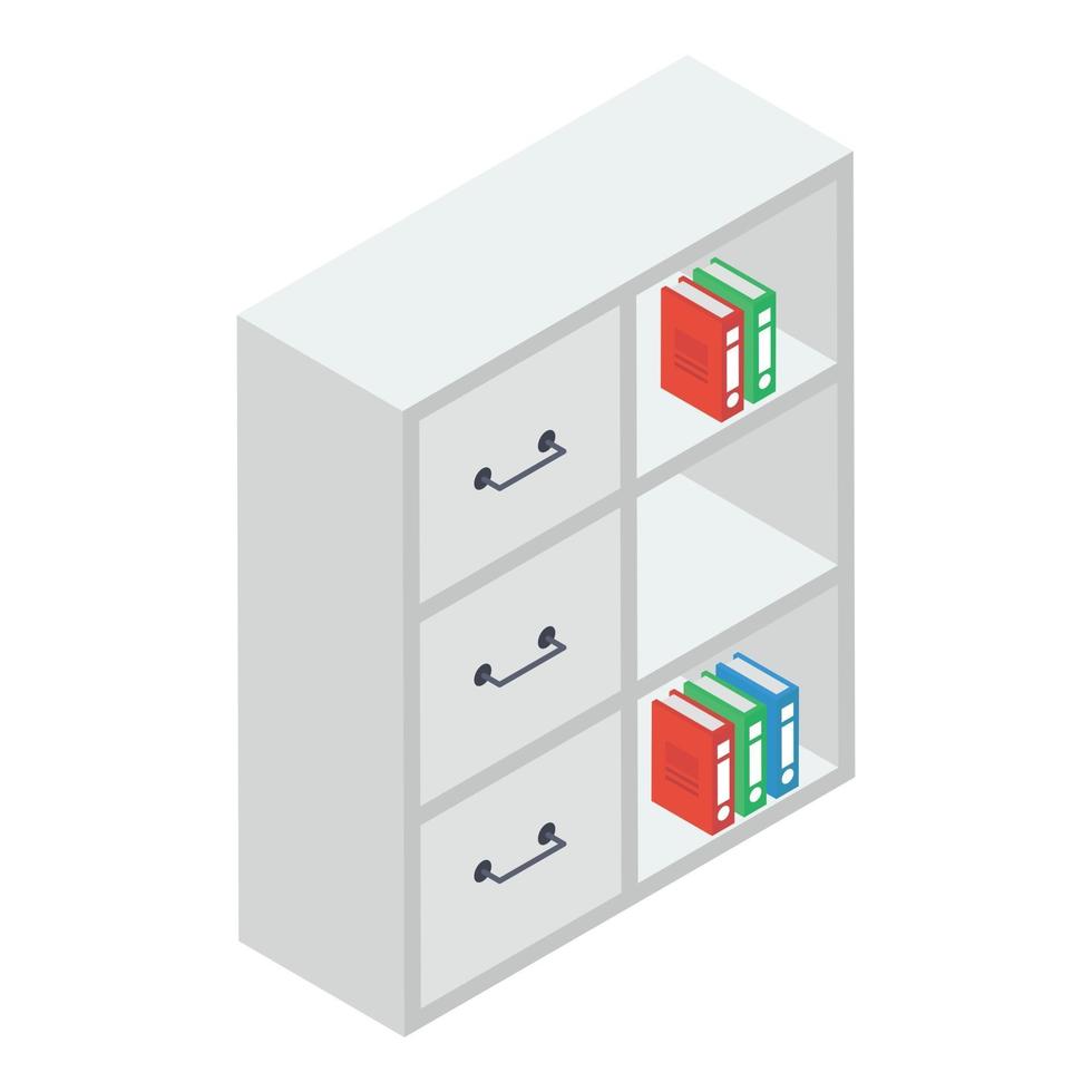Trending Bookshelf Concepts vector