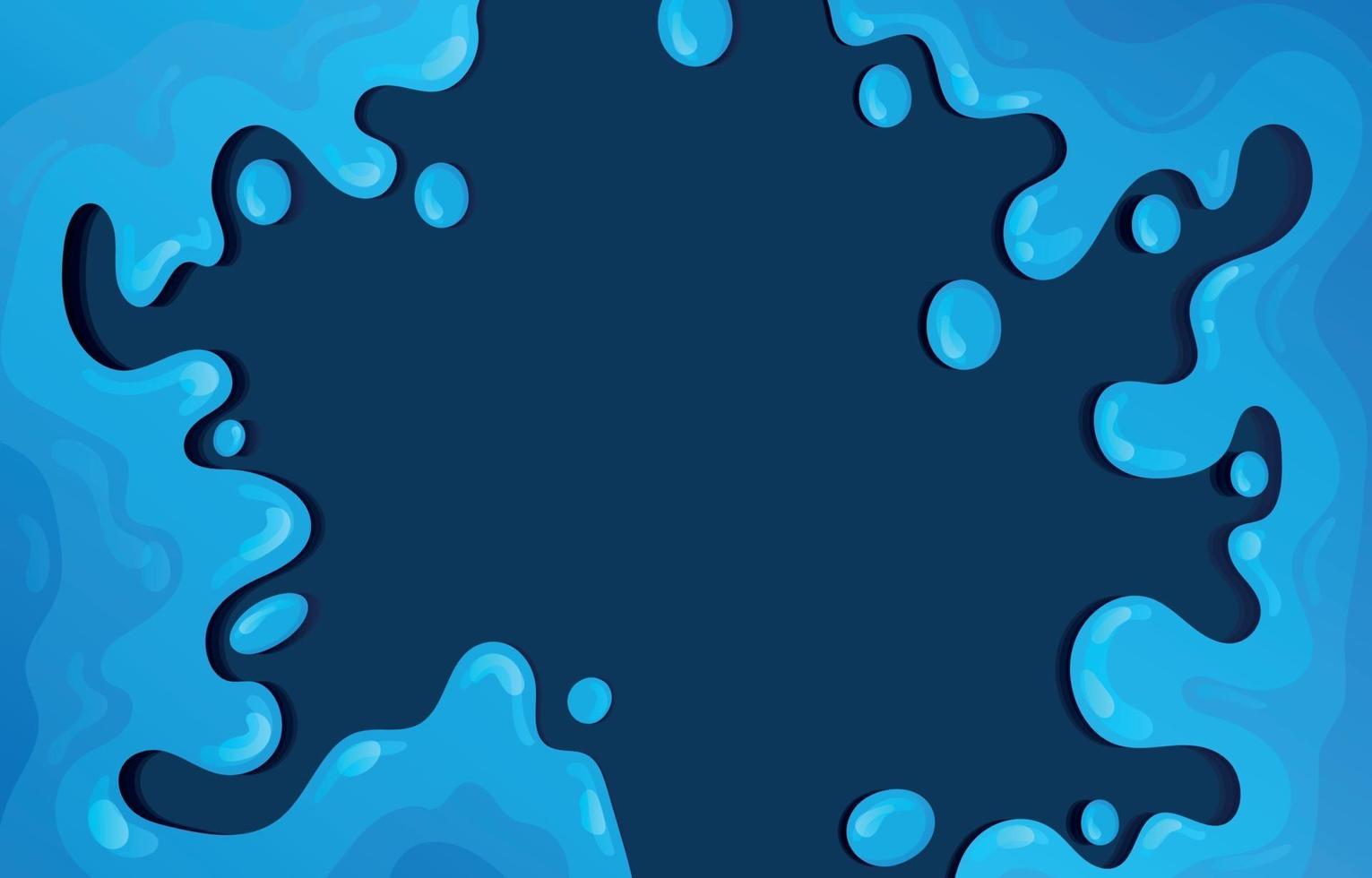 water splash background vector