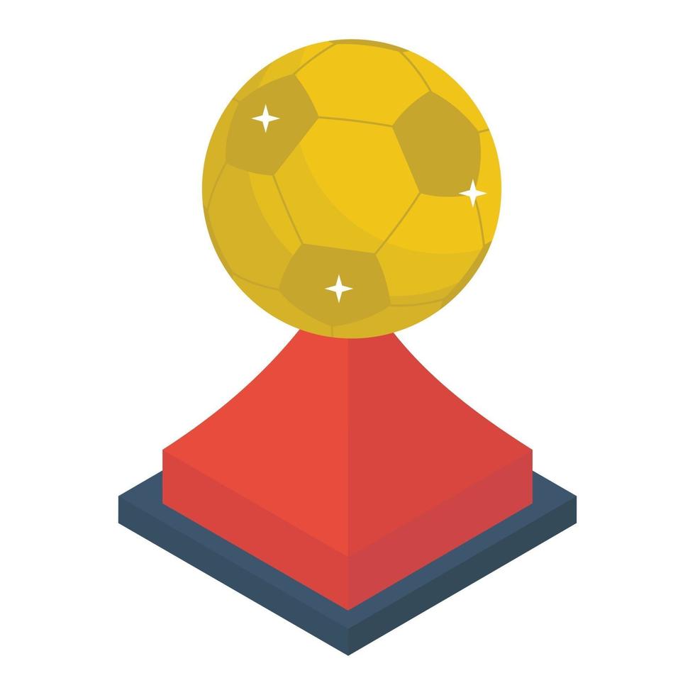 copa de trofeo de fútbol vector