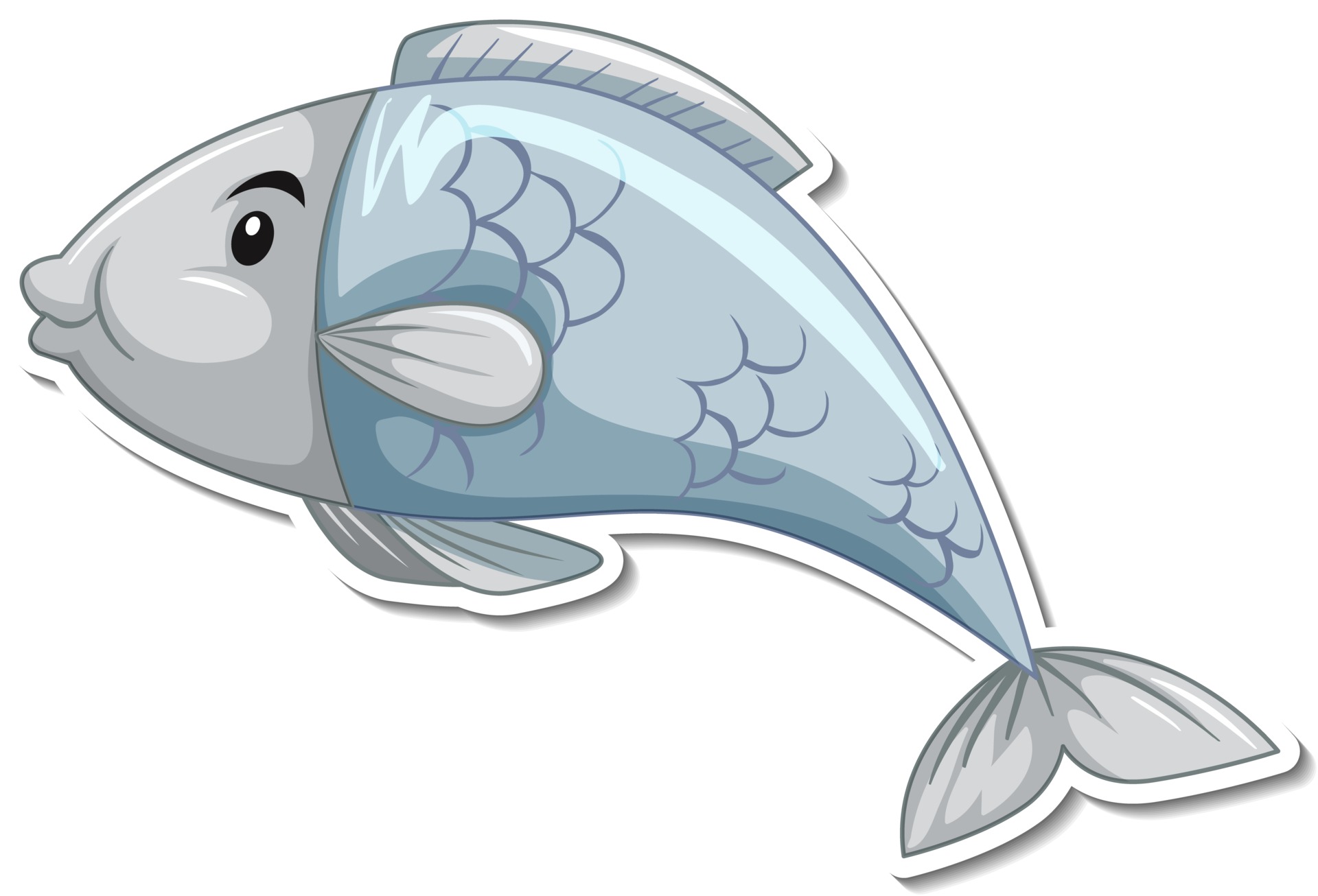 Cute fish sea animal cartoon sticker 2852735 Vector Art at Vecteezy Cute fish sea animal cartoon sticker 2852735 Vector Art at Vecteezy