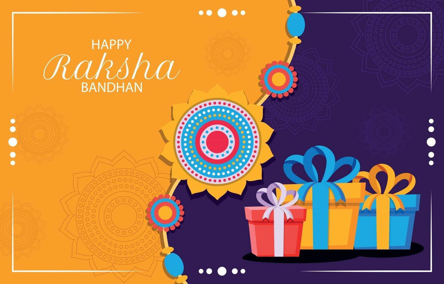 Raksha Bandhan Background vector