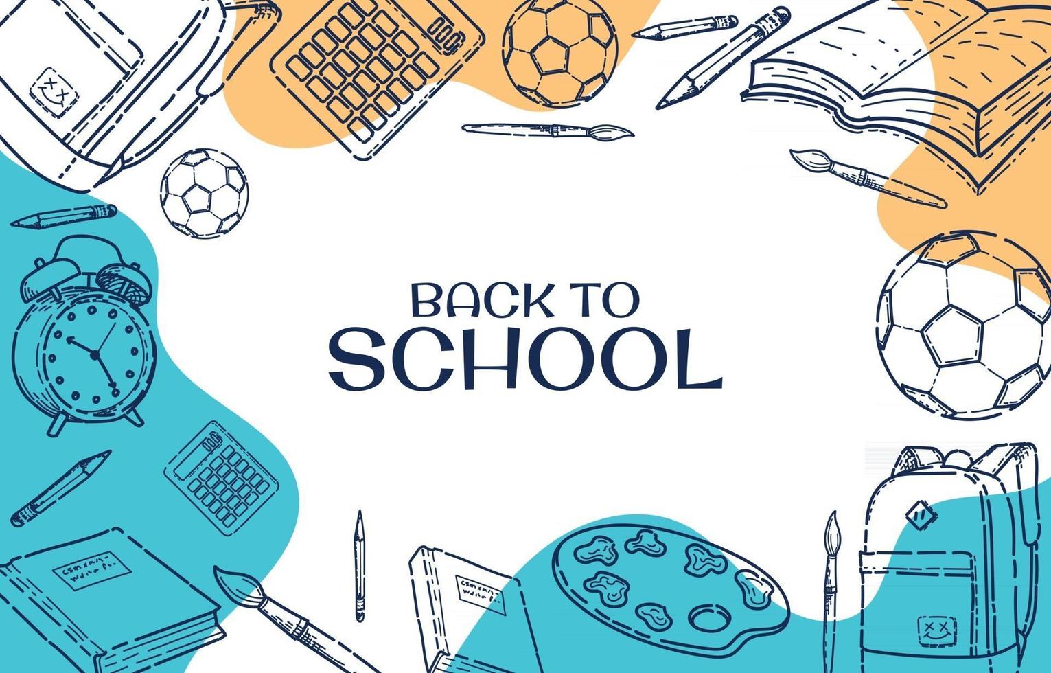 Back to School Illustration vector