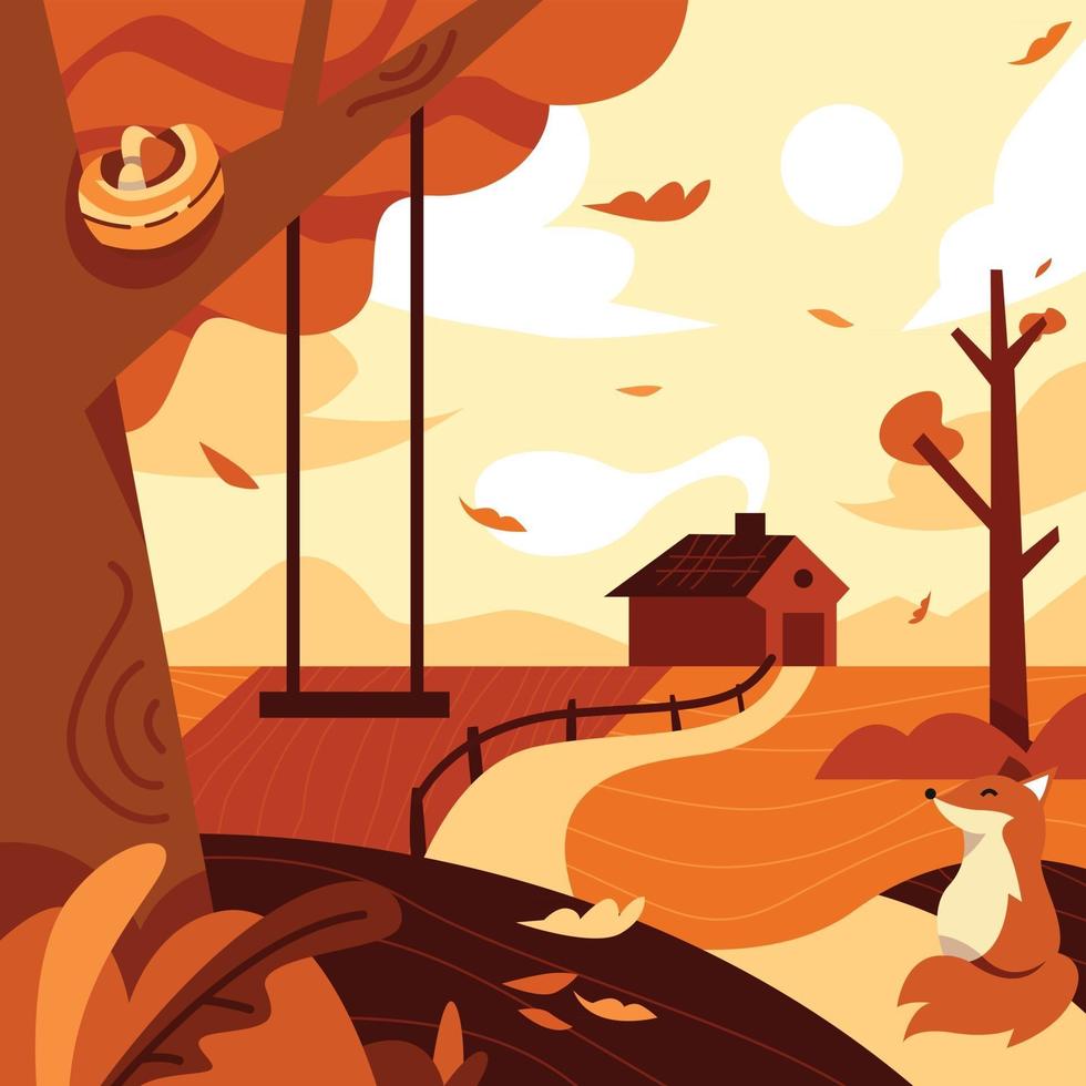 Fall Season Concept vector