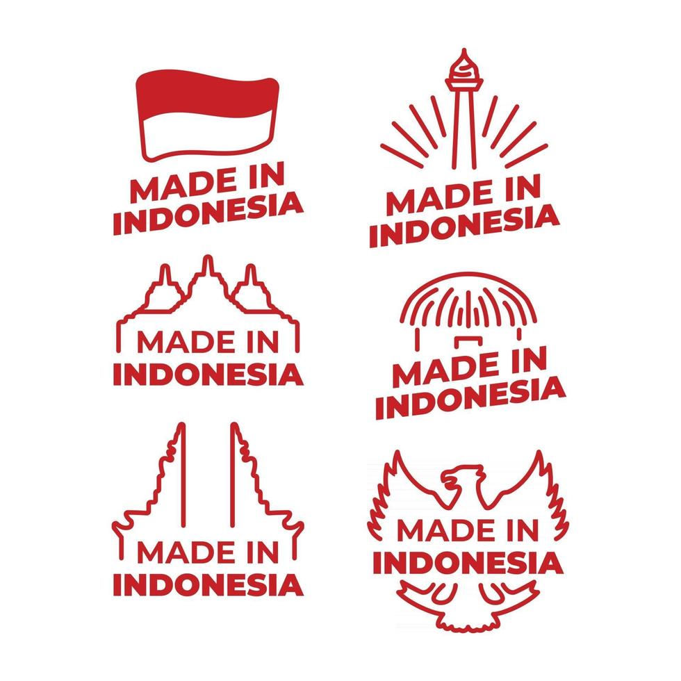 dia de la independencia de indonesia vector