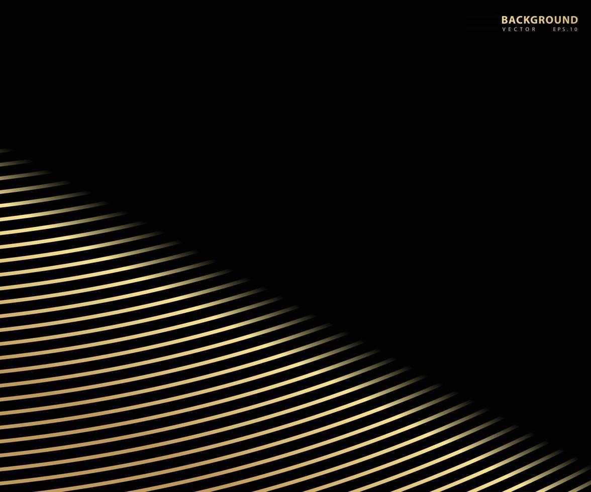 Striped gold texture, Abstract warped Diagonal Striped Background, waved lines texture. Brand new style for your business design, vector template for your ideas
