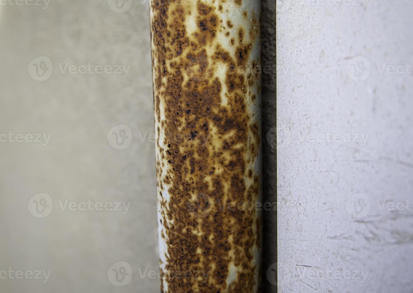 Corroded and rusty pipe photo