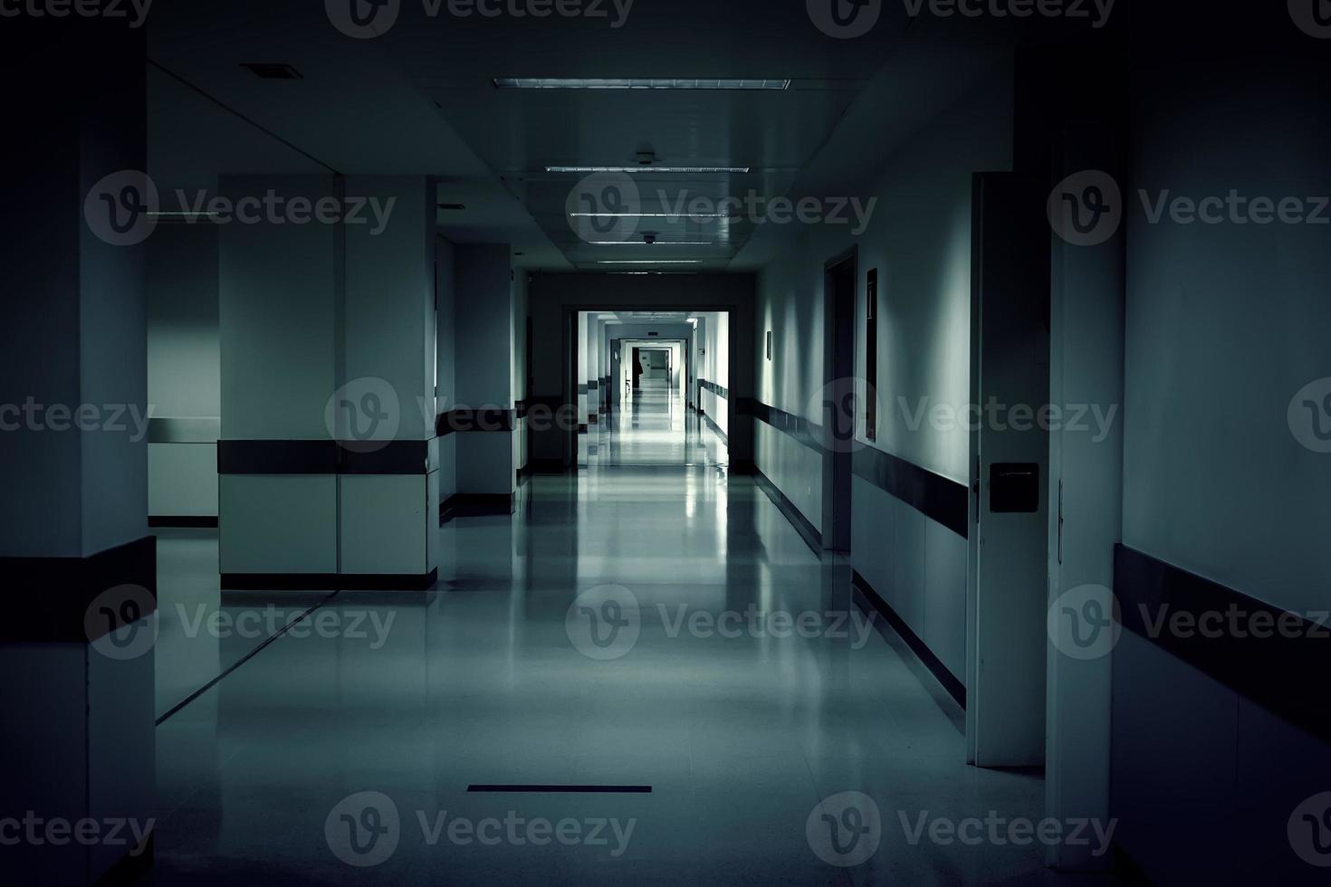 Hospital corridor interior photo