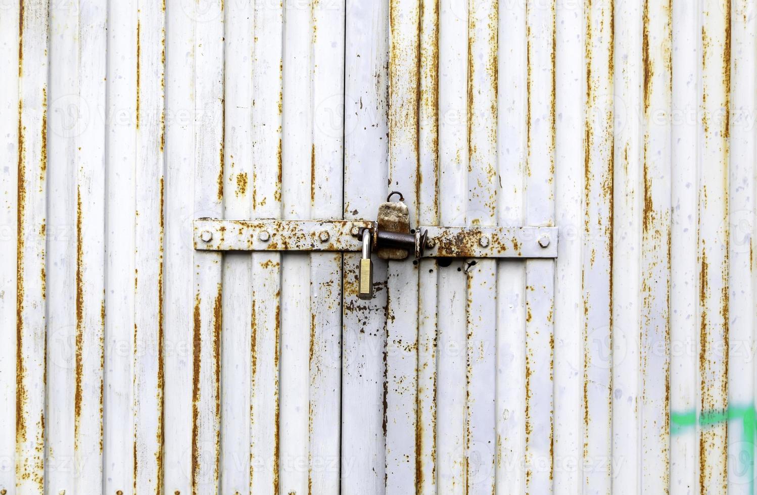 Old rusty padlock photo