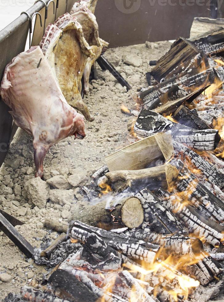 cocinar costillas de cerdo foto