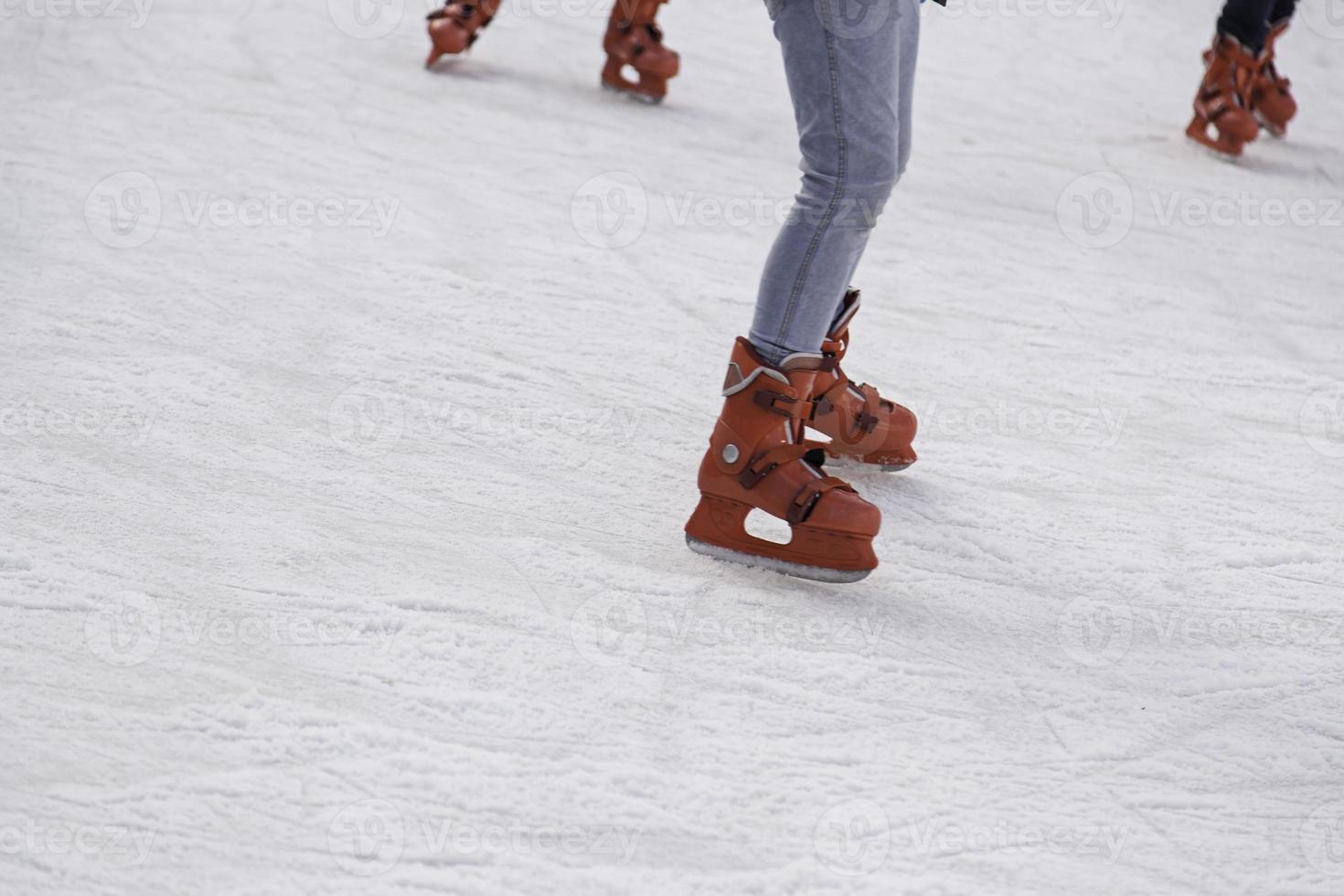 patinaje en pista de chicas foto