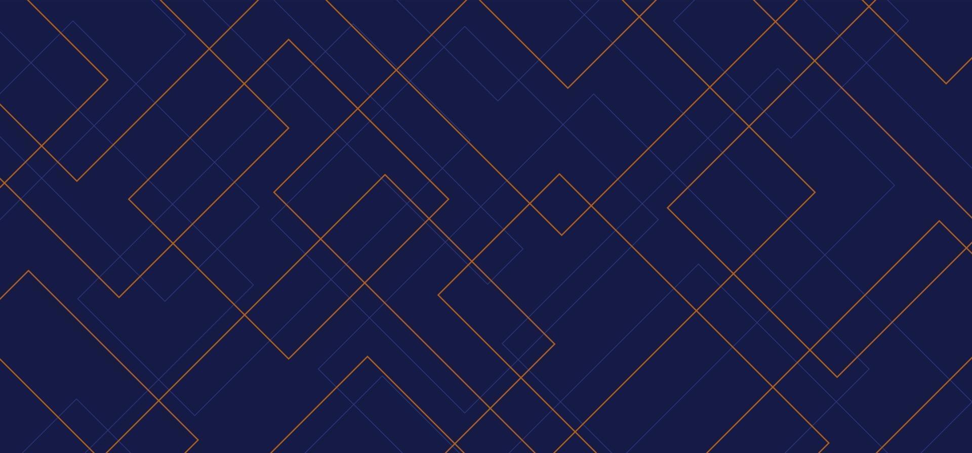 Blue and orange intersecting lines design vector
