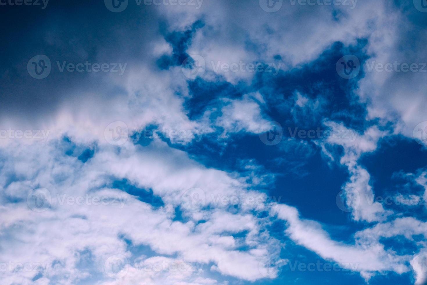 Beautiful evening high clouds before the storm photo