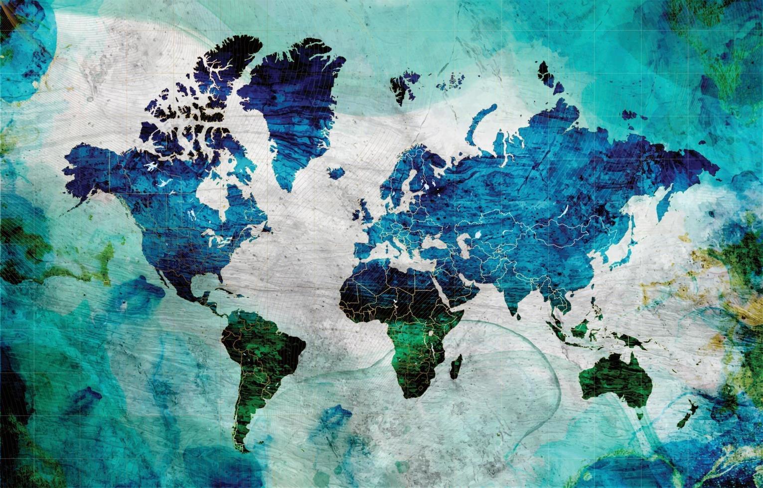 Abstract World Map Background vector