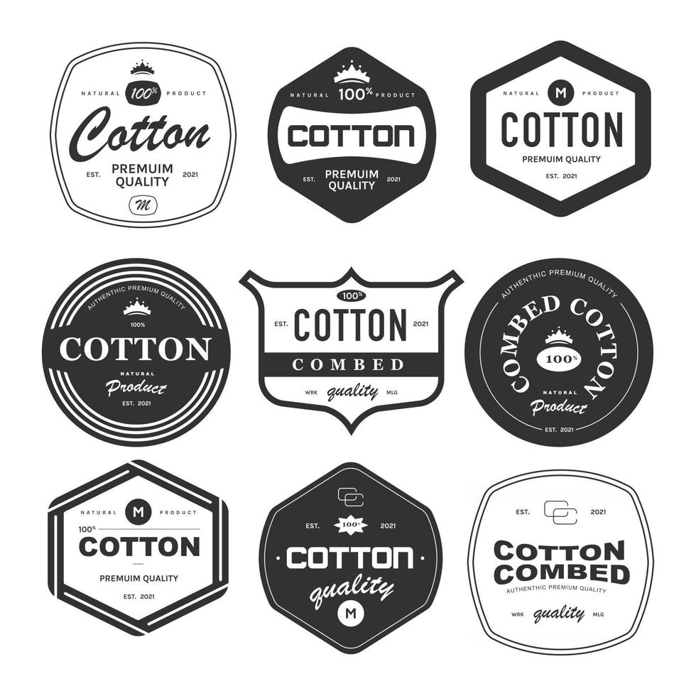 Premium Quality Cotton Product vector