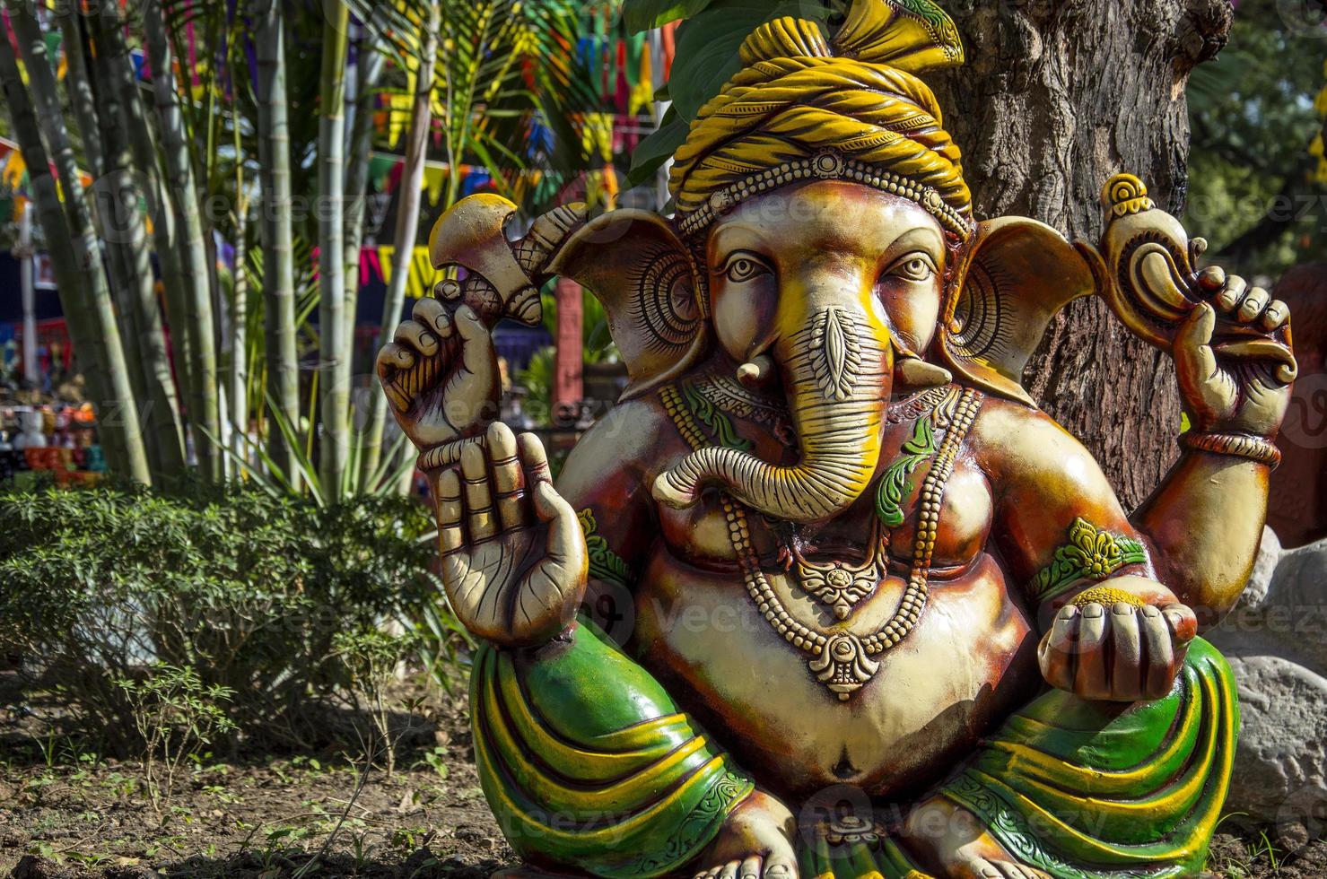 Hindu God Ganesha. Ganesha Idol. photo