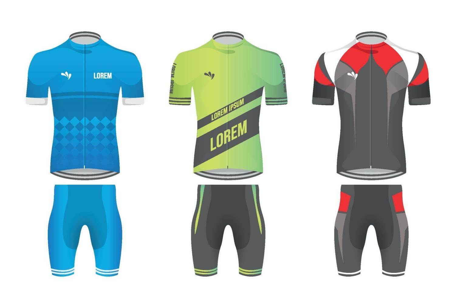 Bike Jersey Template vector