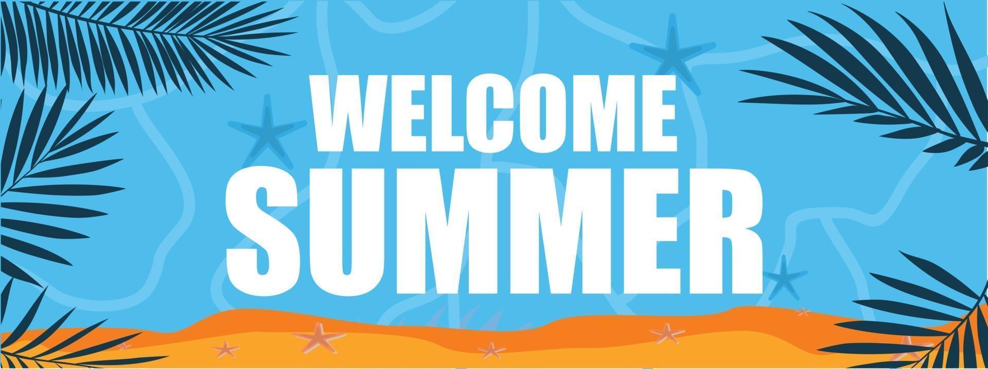 Summer cover template vector editable