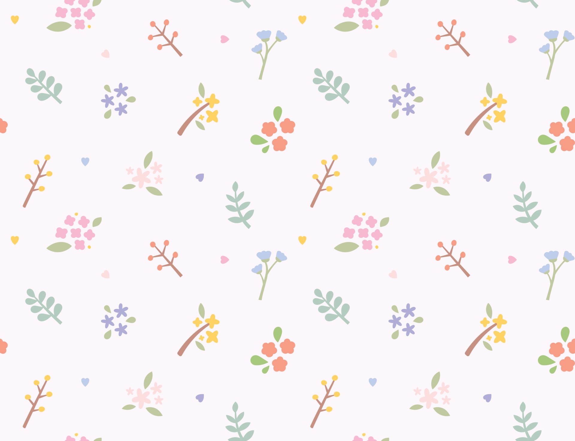 Small Flower Pattern Vector Art, Icons, and Graphics for Free Download