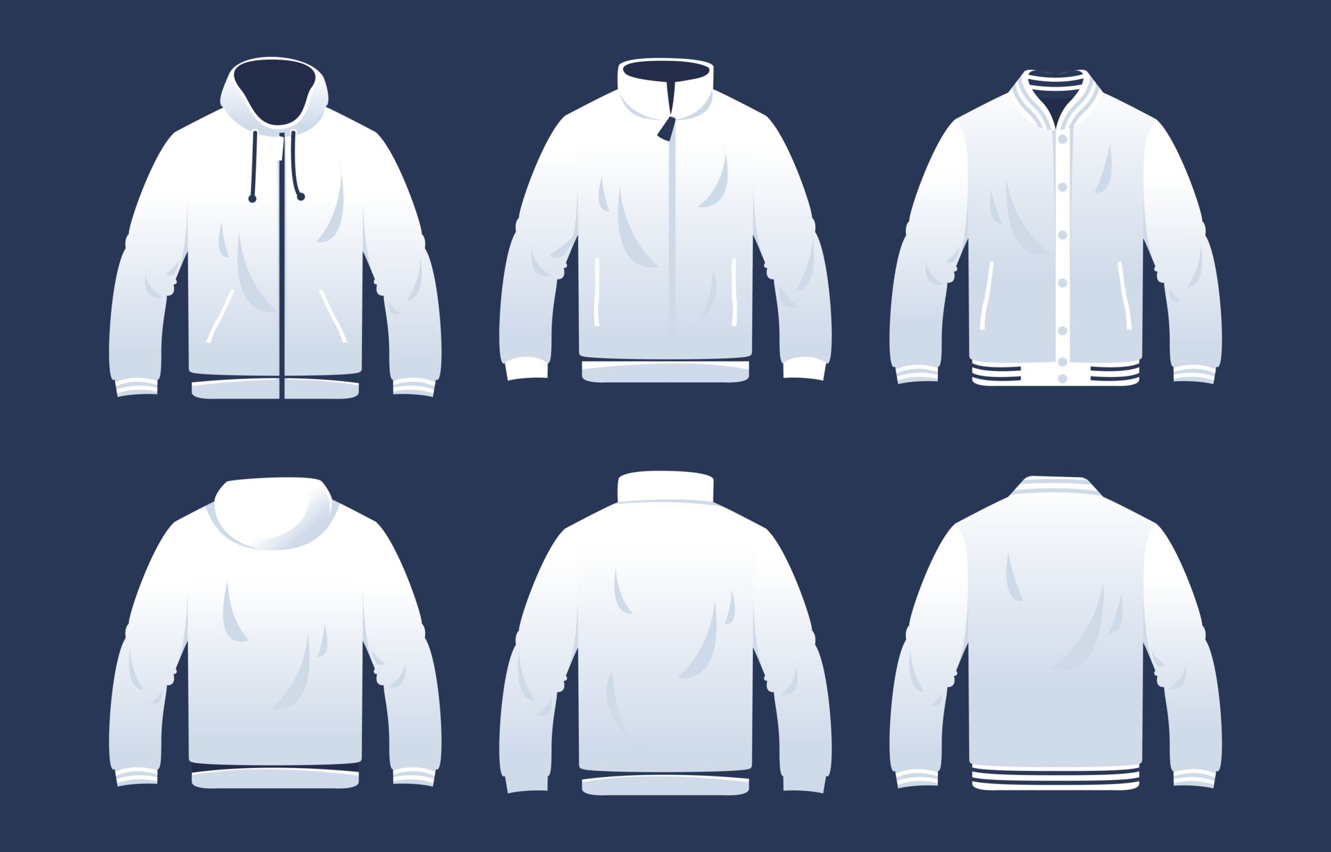 Blank Jacket Template 2859932 Vector Art at Vecteezy Blank Jacket Template 2859932 Vector Art at Vecteezy