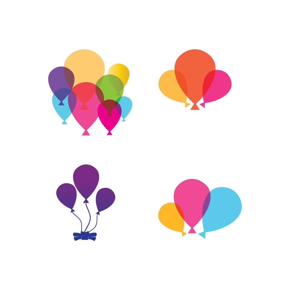 Balloon and bubble flying vector festive balloons, shiny with glossy balloons for holiday