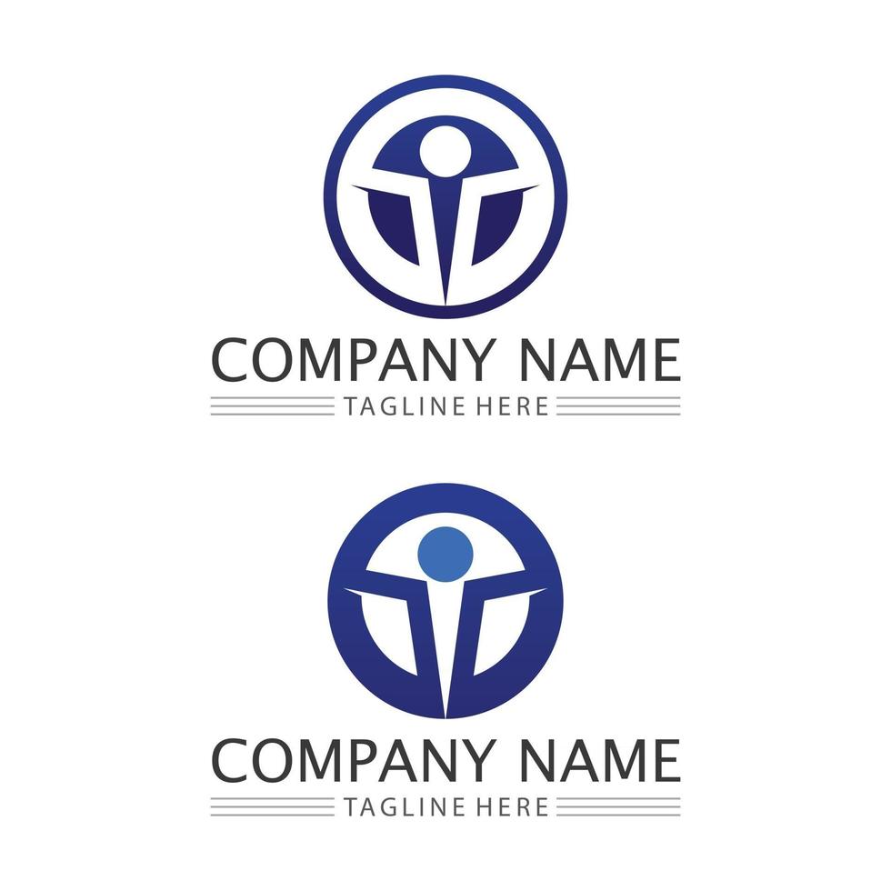 People logo, Team, Success people work, Group and Community, Group Company and Business logo vector and design Care, Family icon Succes logo