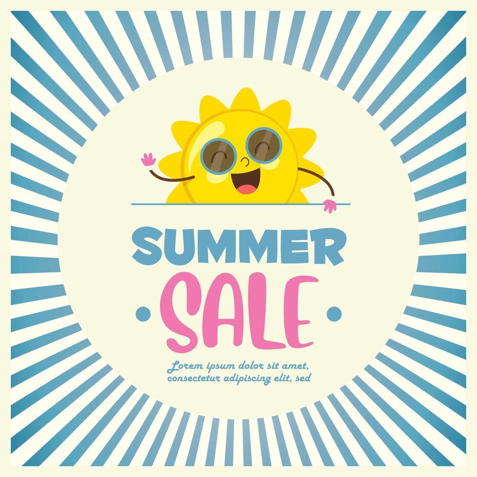 Concept Design For Summer Sale vector