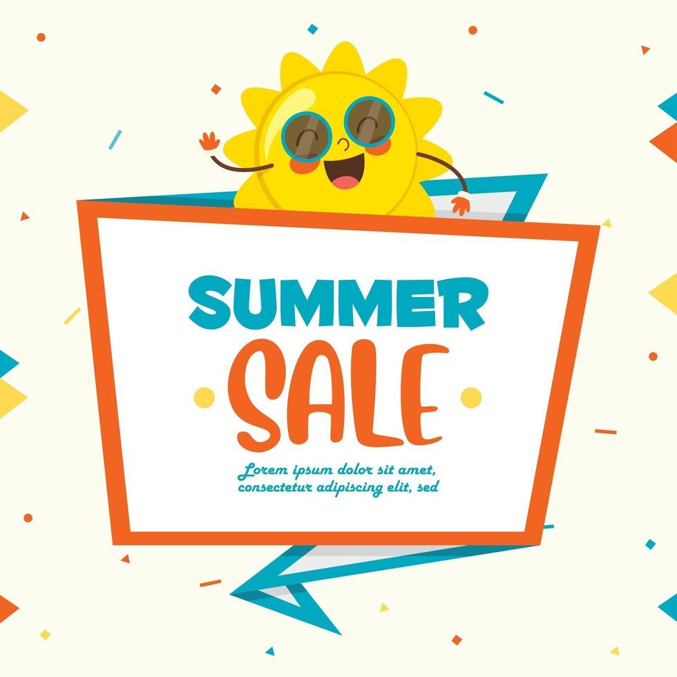 Concept Design For Summer Sale vector