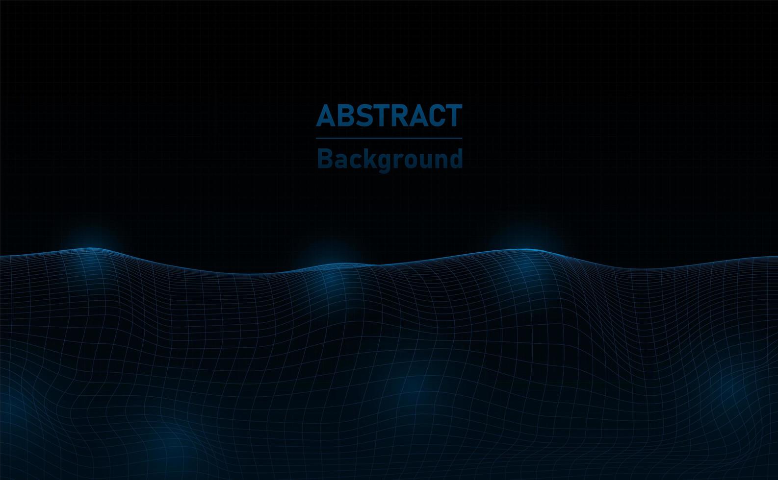 Abstract spectrum wave grid.Abstract wave background blue color.vector and illustration. vector