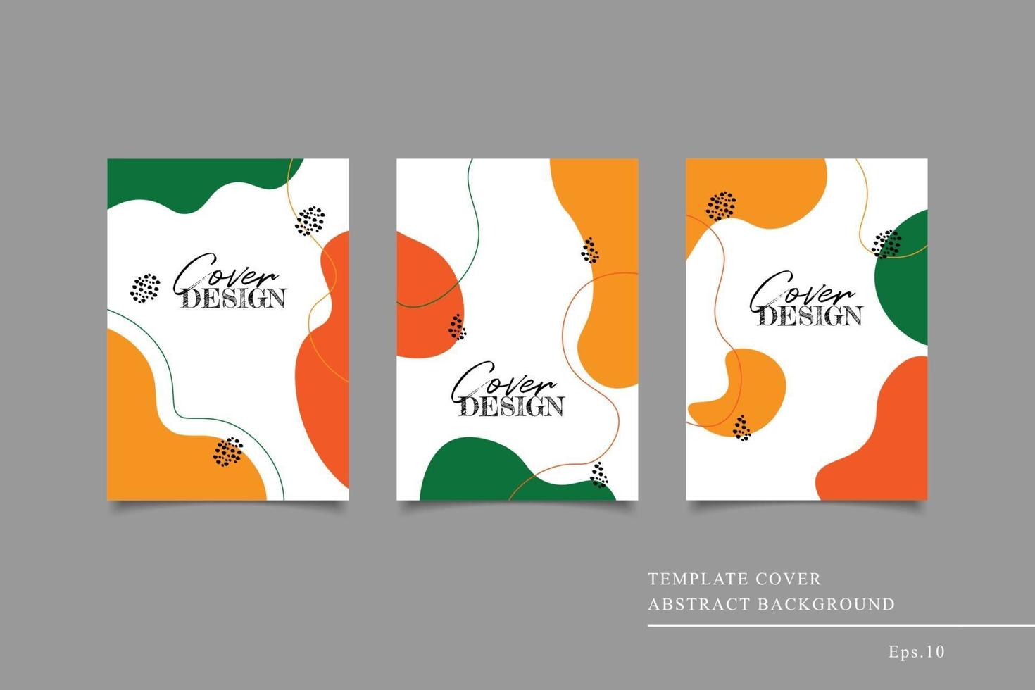 Template cover abstract background vector
