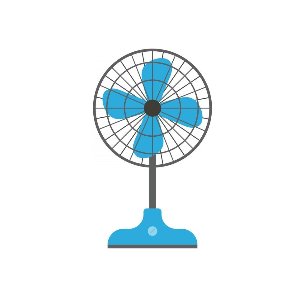 ilustración de icono de dibujos animados de ventilador eléctrico vector