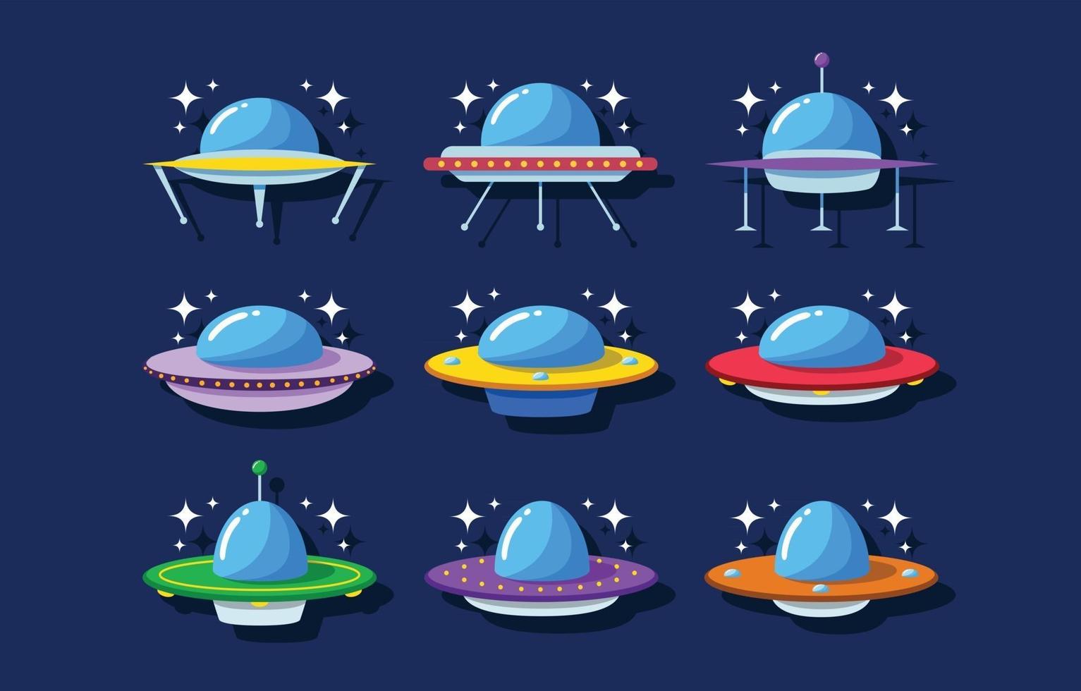 UFO Flat Icon vector