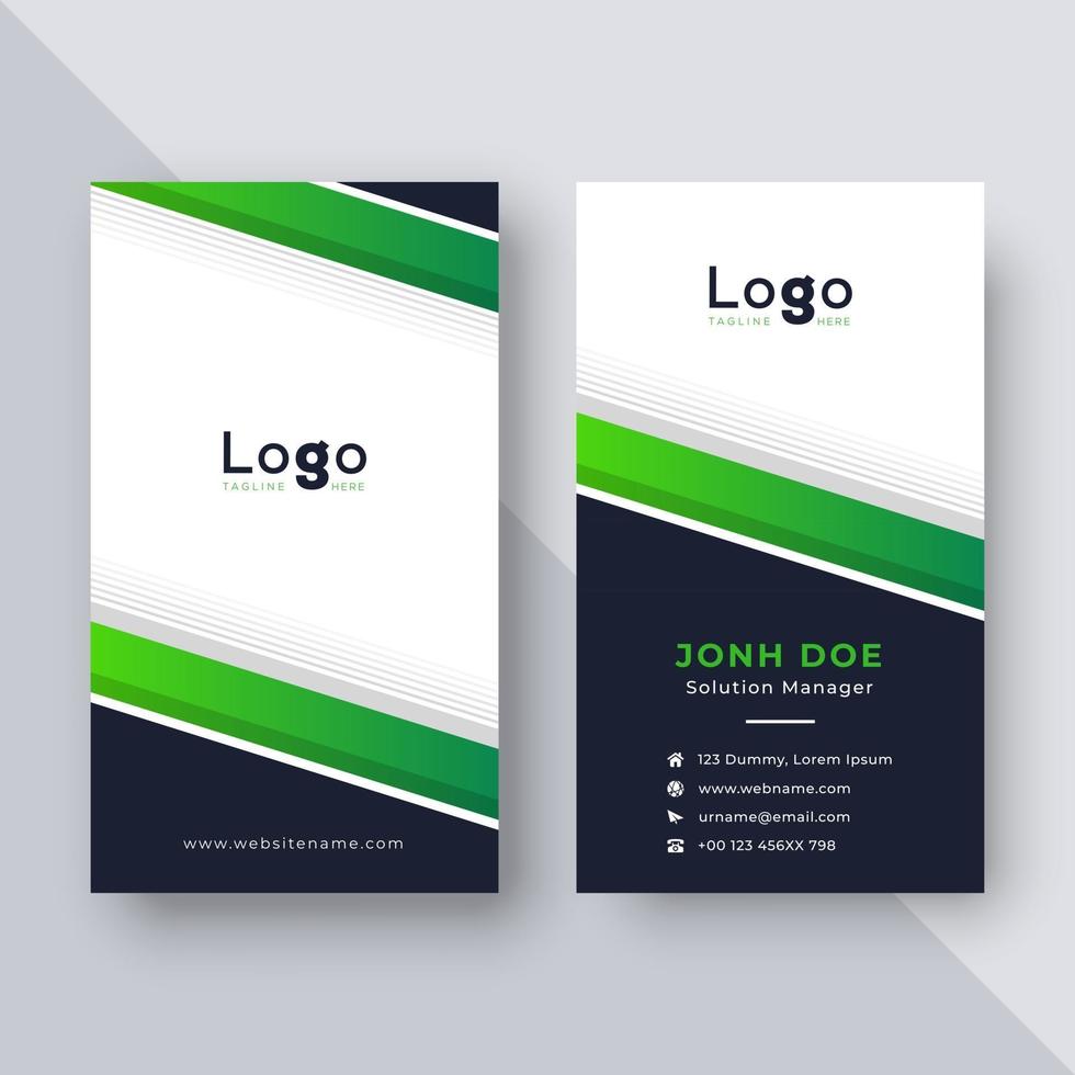 Business card design template vector