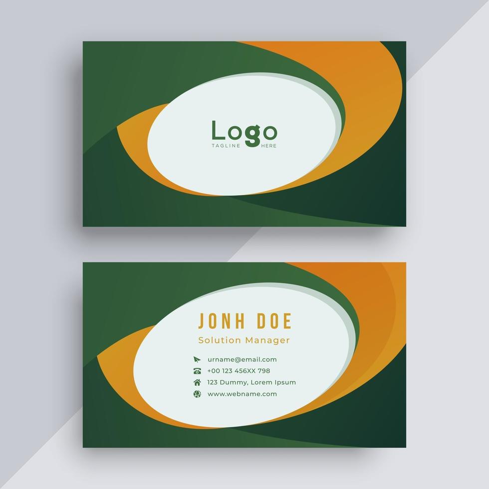 Business card design template vector