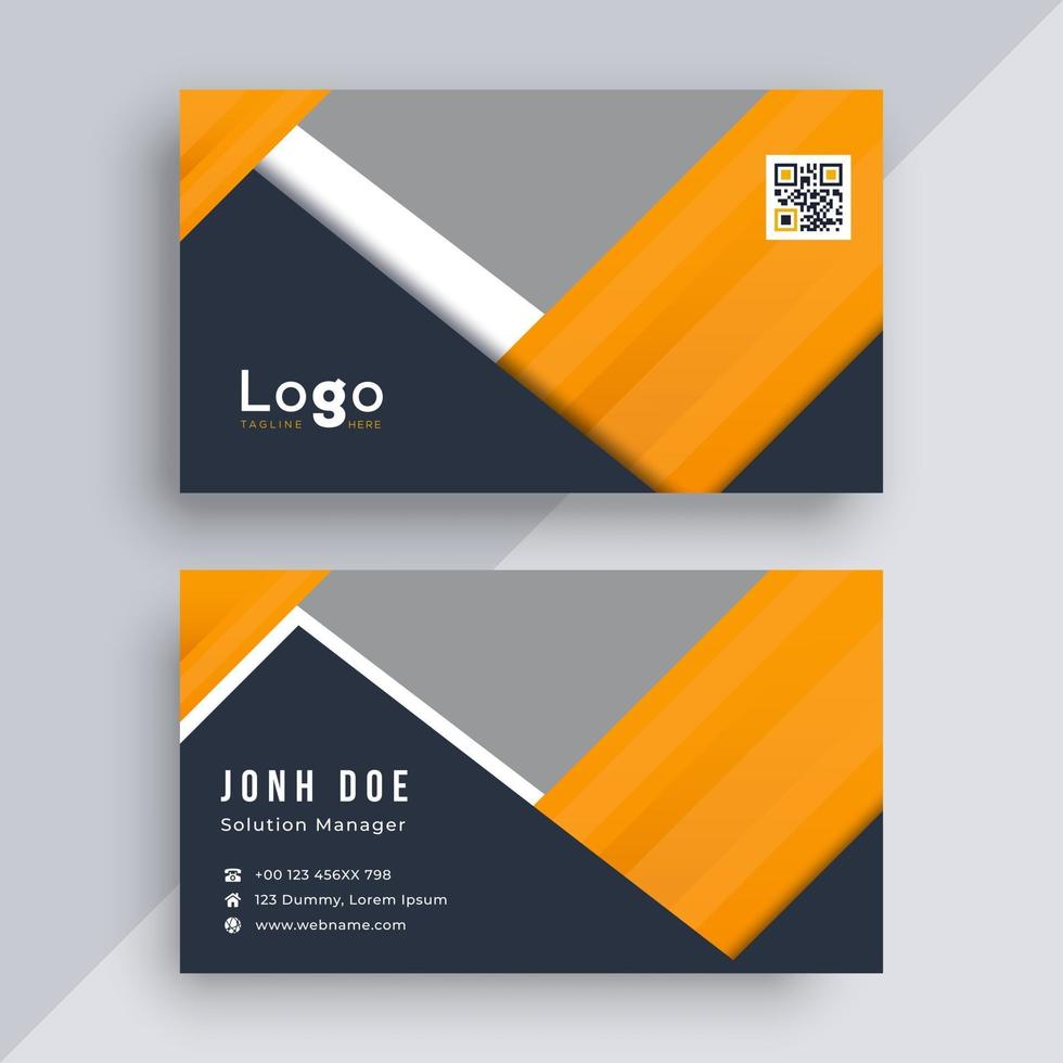 Business card design template vector