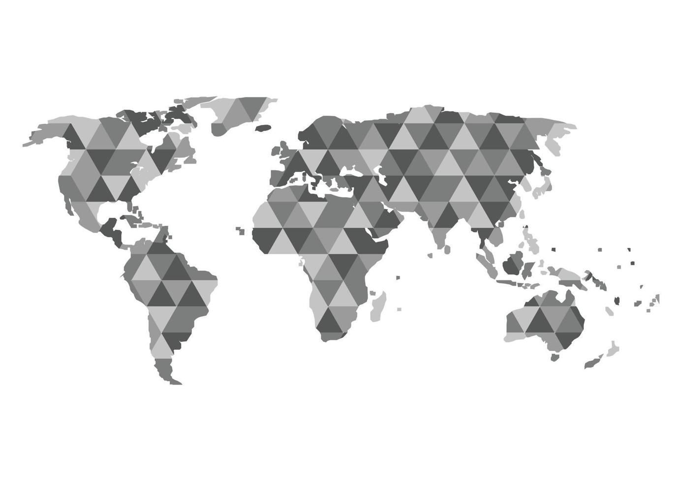 Global network connection. World map point and line composition concept of global business. Vector Illustration