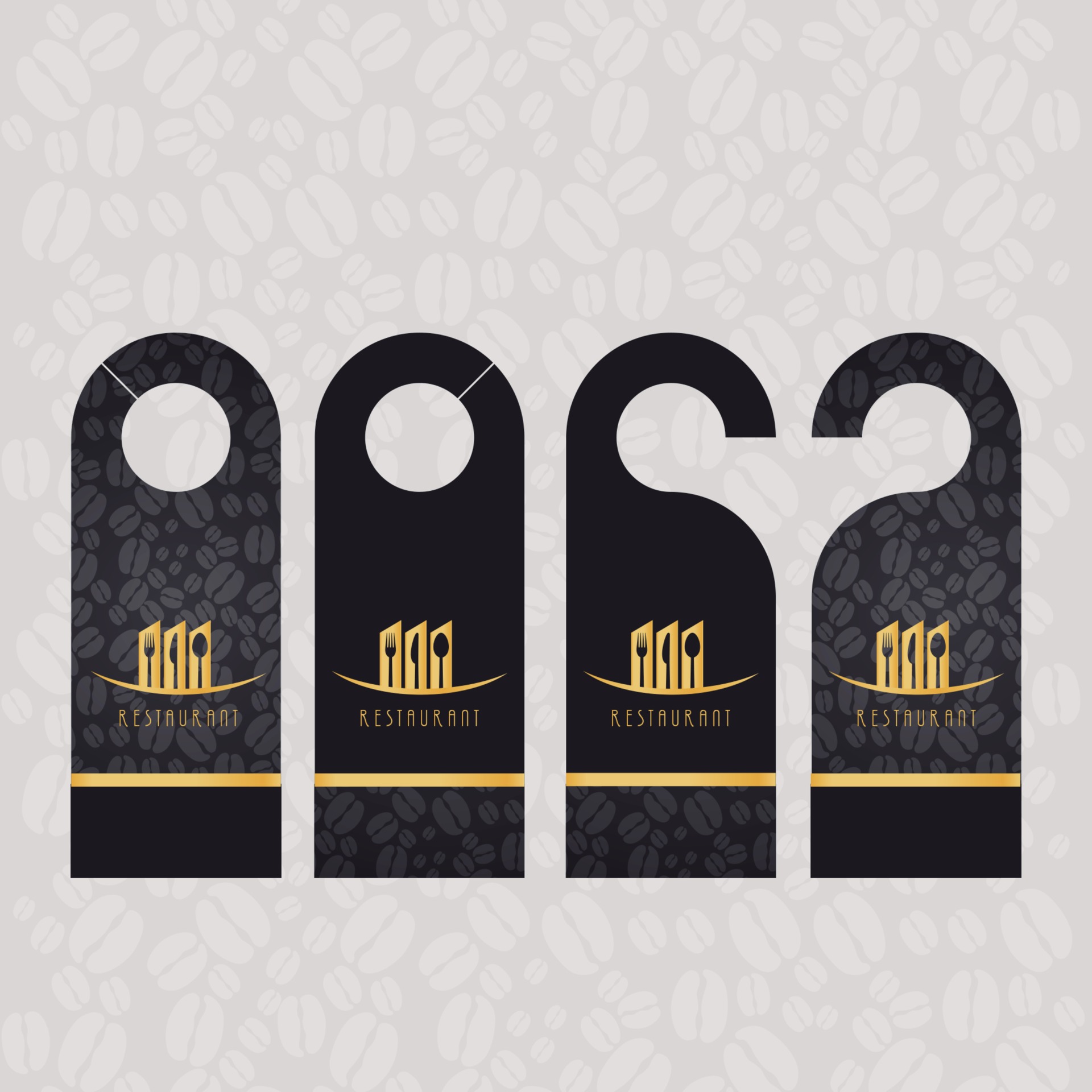 Door hanger restaurant 2861593 Vector Art at Vecteezy