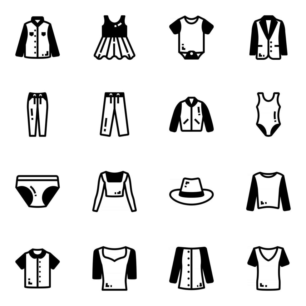Clothes and Attires vector