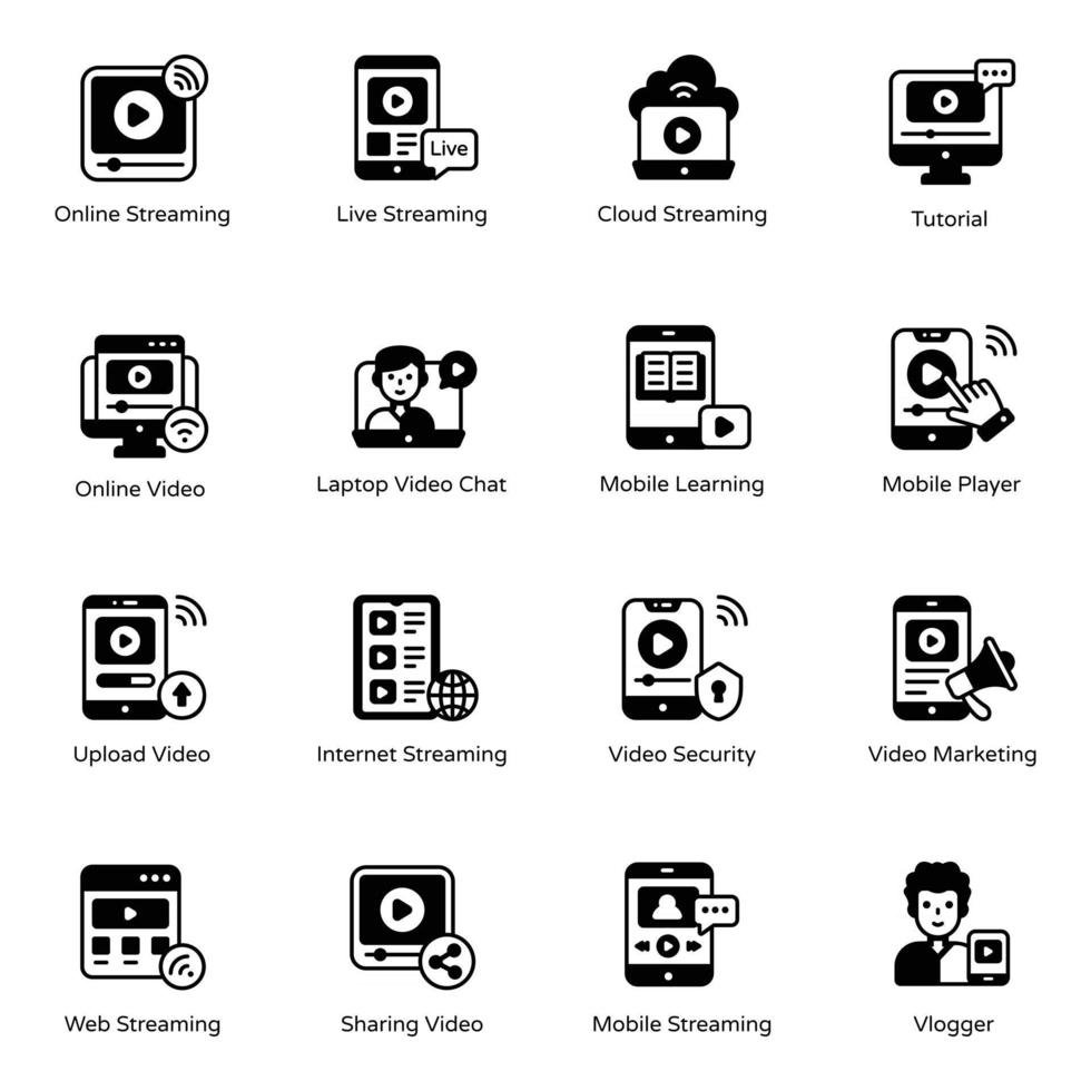 Online Streaming and Tutorial vector