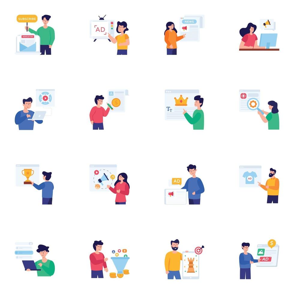 Online Advertising Character vector