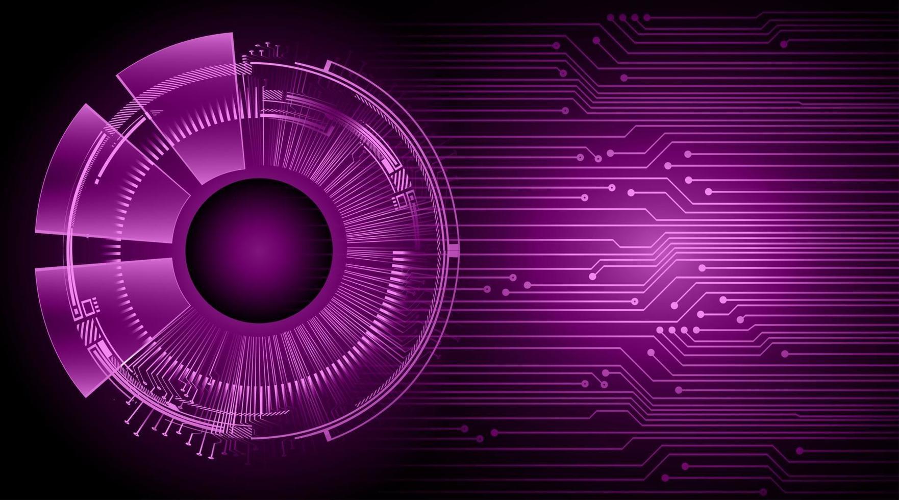 eye cyber circuit future technology concept background vector