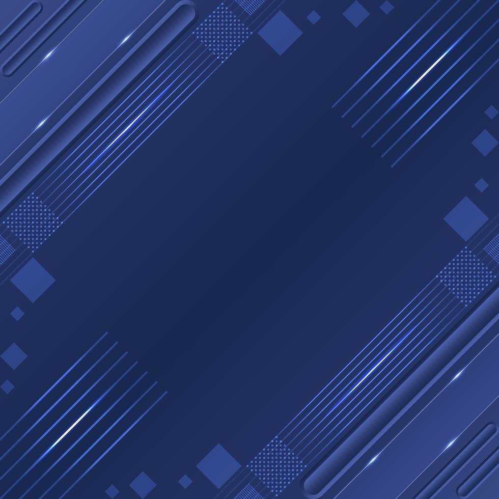 Gradient Geometric Blue Background Composition vector