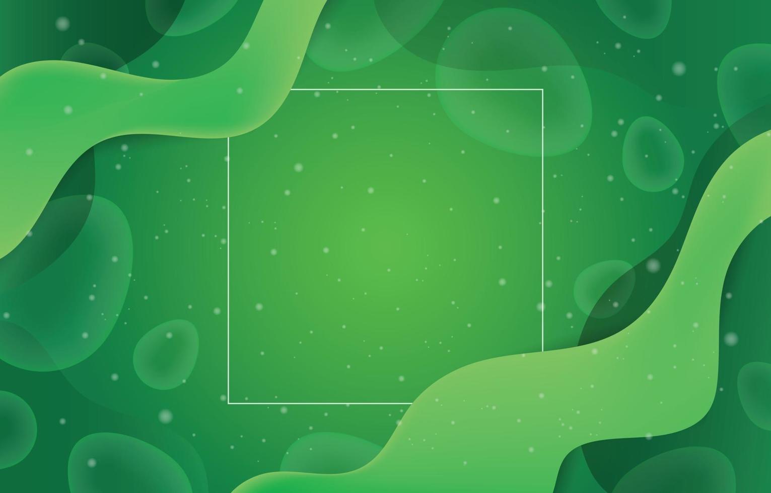 plantilla de fondo verde abstracto vector