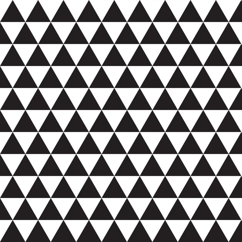 Black and White Hypnotic Background Seamless Pattern. vector