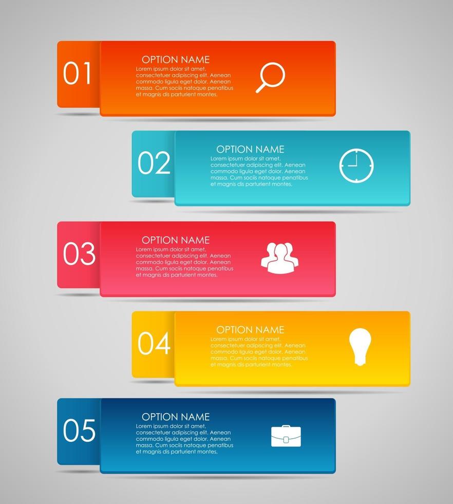 Infographic Templates for Business Vector Illustration