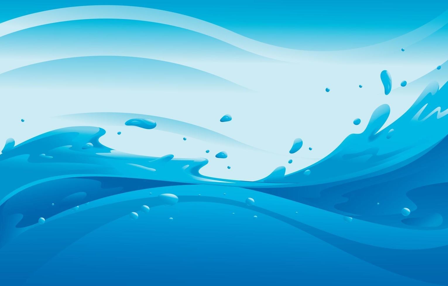 Water Splash Background vector