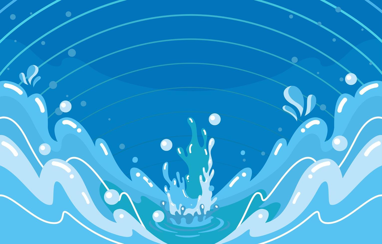 Water Aqua Splash vector